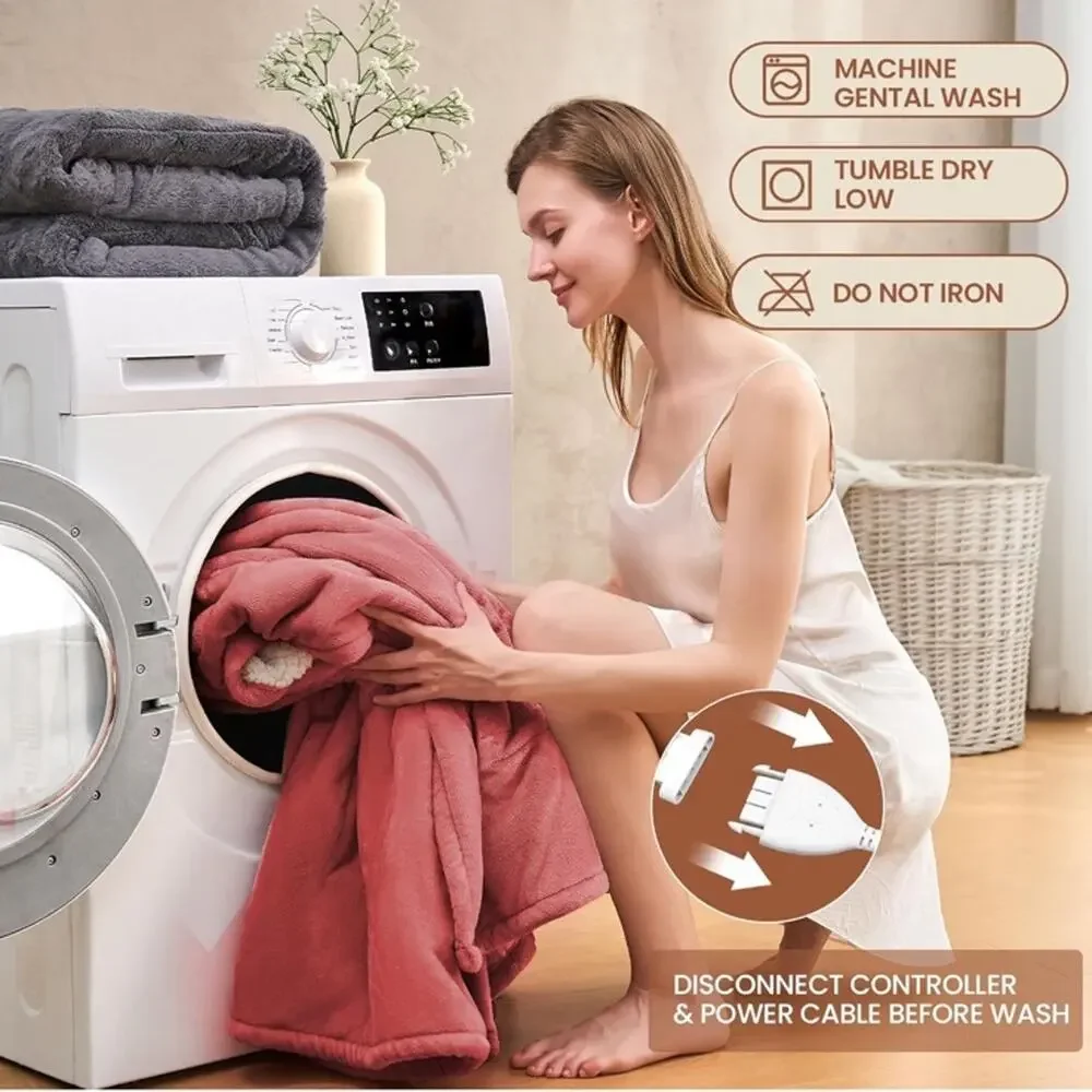 Heated blanket twin 62”x84”